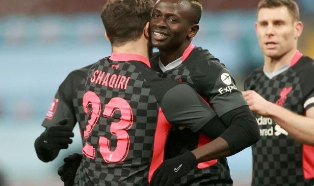 B体育官网-【足总杯】马内双响沙奇里2传 利物浦4比1维拉二队